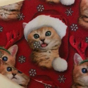 Cat red bow tie you have to tie.